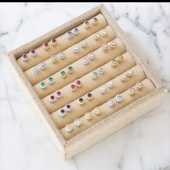 FINAL. ✂ c+i Convertible Garnet Earrings - Picture 5 of 6